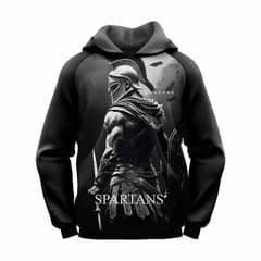 Unisex Polyester Fleece Hoodie 1 Pc Hooded Neck with Prited Design