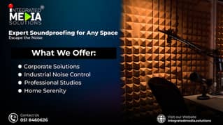 Soundproofing, acoustics, studio, auditoriums, board rooms