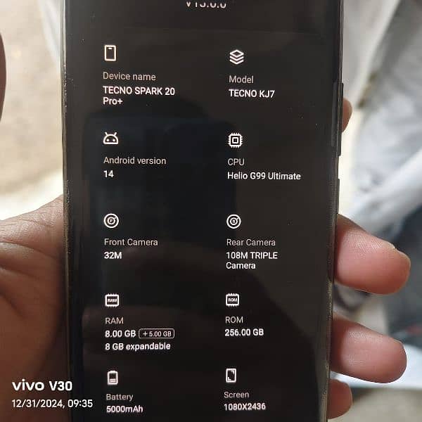 Tecno spark 20 pro plus 8/256 Sale and exchange 2