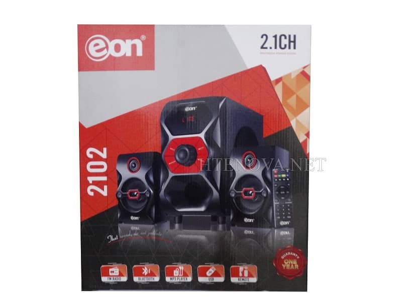 Bluetooth Multimedia Computer Speaker 2.1" EON 2102 1