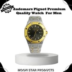 Men’s Stainless Steel Quartz Watch Water Resistant