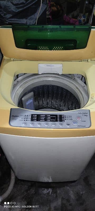 Haier automatic washing machine 2