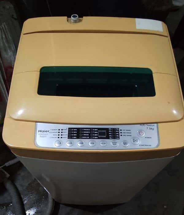 Haier automatic washing machine 9