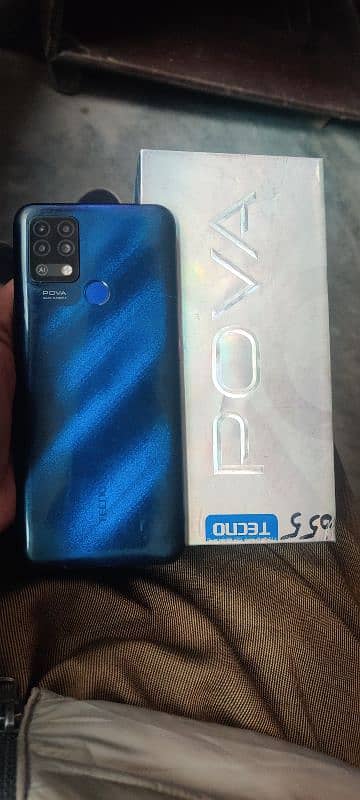 Tecno pova 6+128gb sath box chgar ha 0