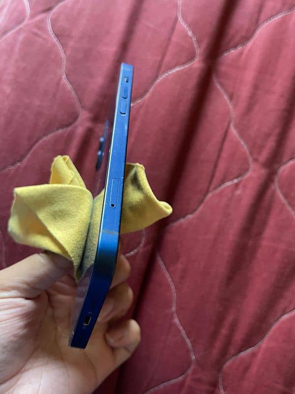 PTA Approved blue Iphone 12 3