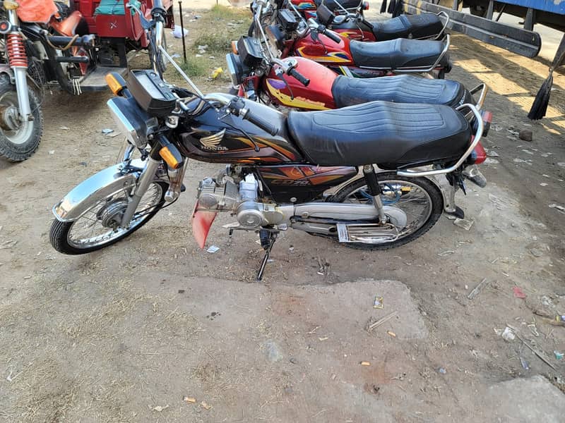 Bike for sale honda CD 70 2022 model 1