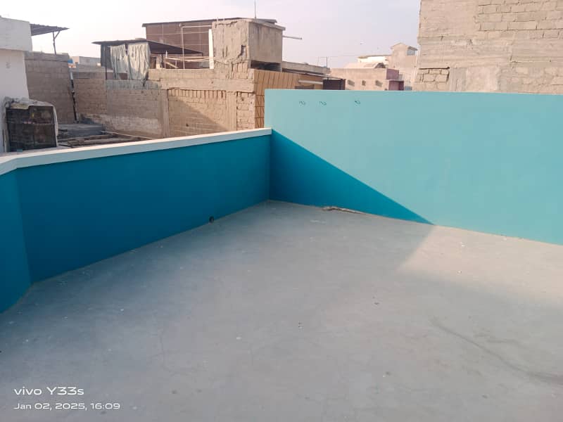 Ground+1 R. C. C+2 ROOMS UPER FLOOR HOUSE FOR SALE IN SECTOR 5C4 NORTH KARACHI 9