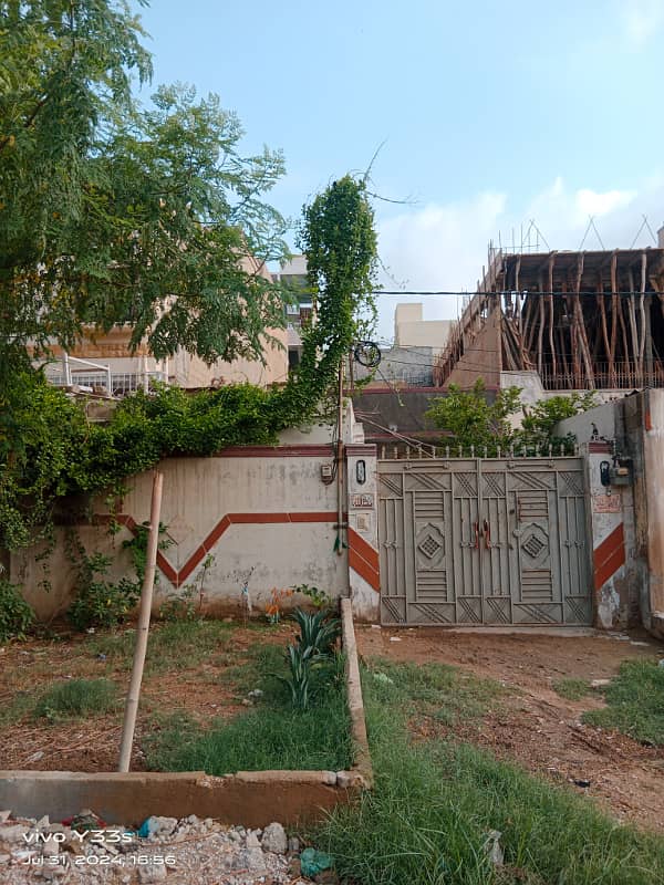 120 SQ YARDS HOUSE FOR SALE WITH EXTRA 70 SQ YARD LEAND SECTOR 5C 1 NORTH KARACHI 2