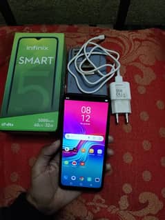 Infinix Smart 5 with Complete Box and Charger