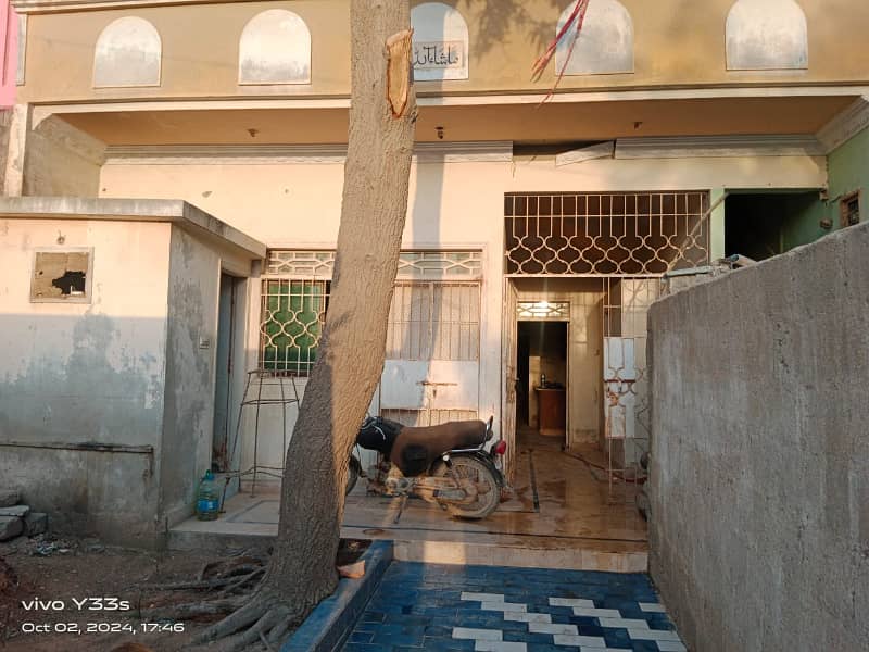 HOUSE FOR SALE 120 SQ YARDS SEAMI COMMERCIAL GROUND + 1 RCC IN NORTH KARACHI SECTOR 2 2