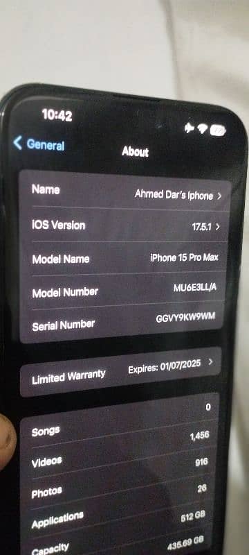 JV IPHONE 15 PRO MAX 512 GB 4