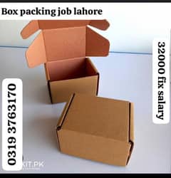 box packing staff required male female