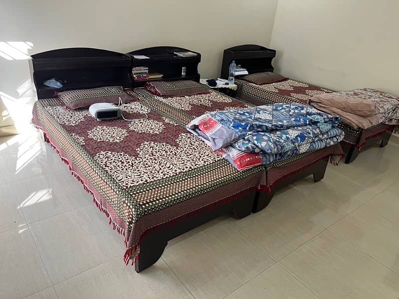 single beds for sale (without mattress ) 1