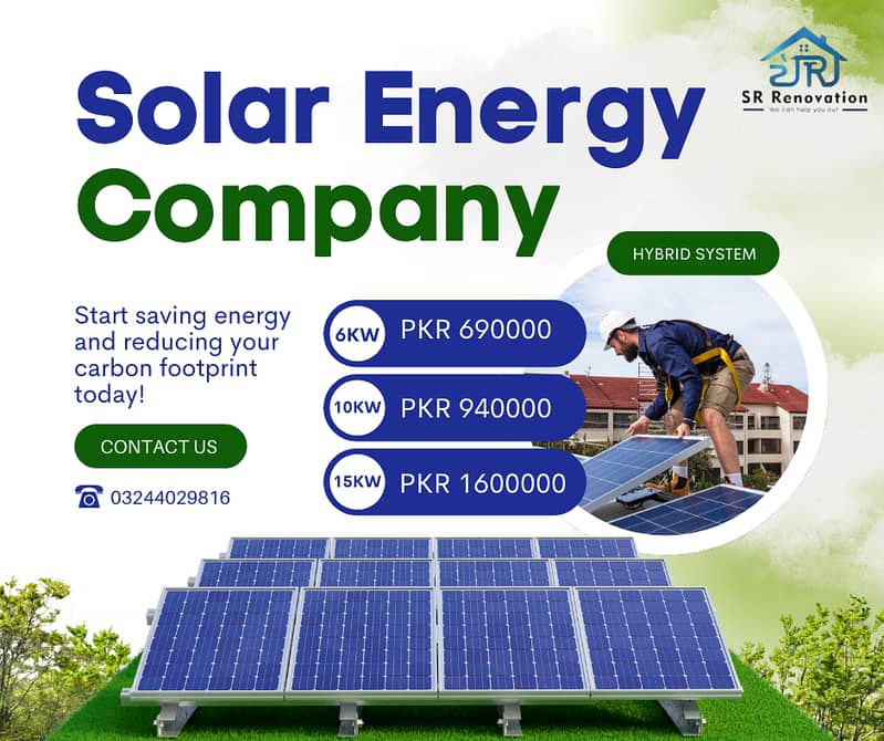 Solar Panel - On-grid & hybrid solar system - Complete solar solution 0