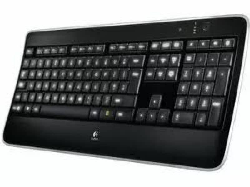 Logitech rechargeable Wireless Illuminated Keyboard K800 3