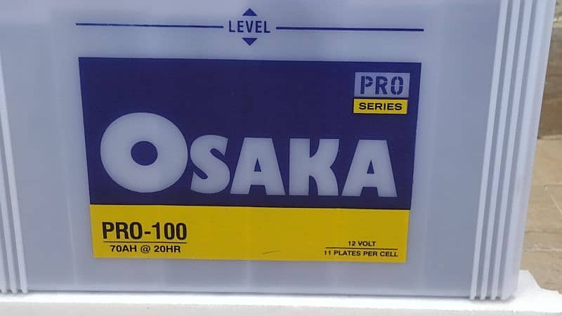 OSAKA BATTERY 70AH 12V (20 H)PRO-100 NM (03128377849)call and WhatsApp 1