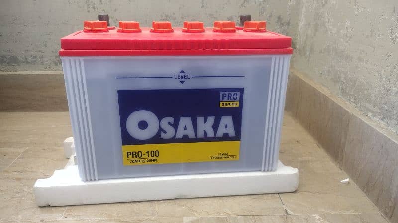 OSAKA BATTERY 70AH 12V (20 H)PRO-100 NM (03128377849)call and WhatsApp 4