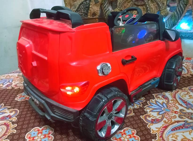 Large Size Kids baby jeep car All Ok No Need Any work (Neat Condition) 7