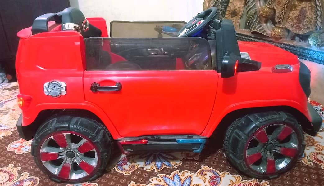 Large Size Kids baby jeep car All Ok No Need Any work (Neat Condition) 8