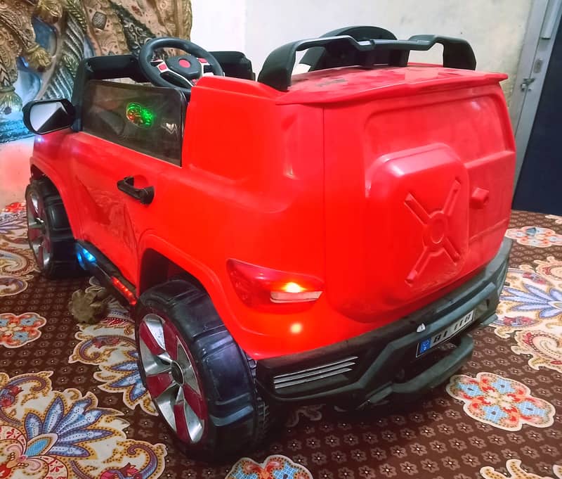 Large Size Kids baby jeep car All Ok No Need Any work (Neat Condition) 9