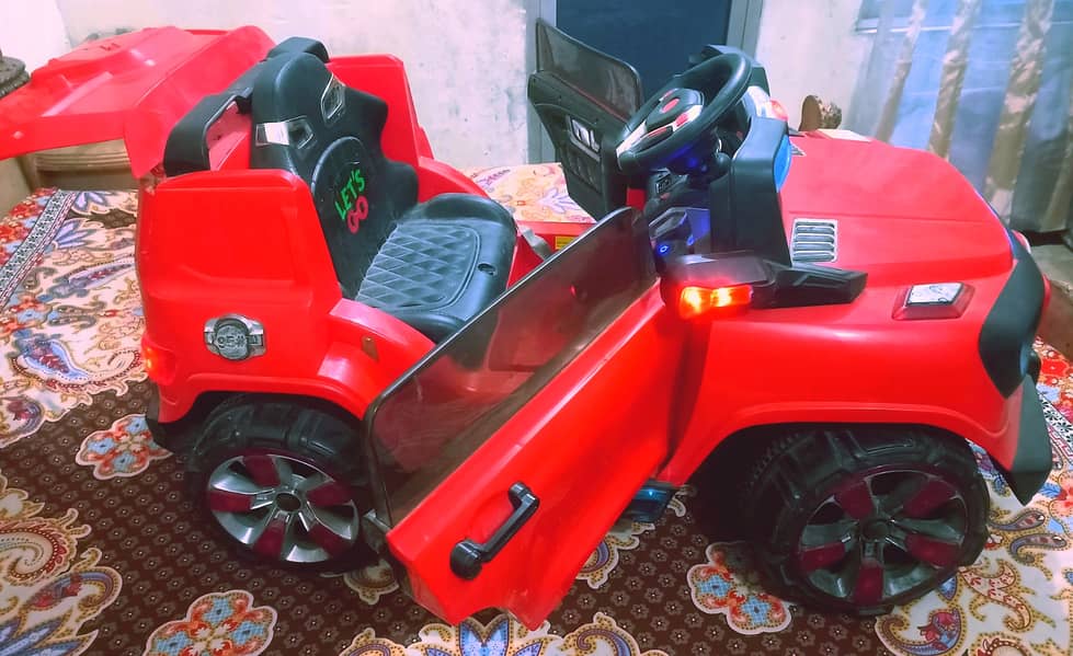 Large Size Kids baby jeep car All Ok No Need Any work (Neat Condition) 15