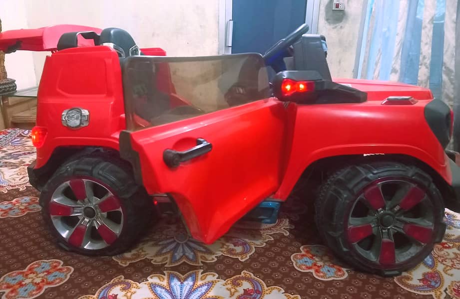 Large Size Kids baby jeep car All Ok No Need Any work (Neat Condition) 16