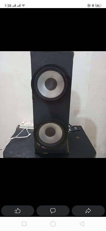 2 Woofer 8 inch lambai 24 ha okay 1