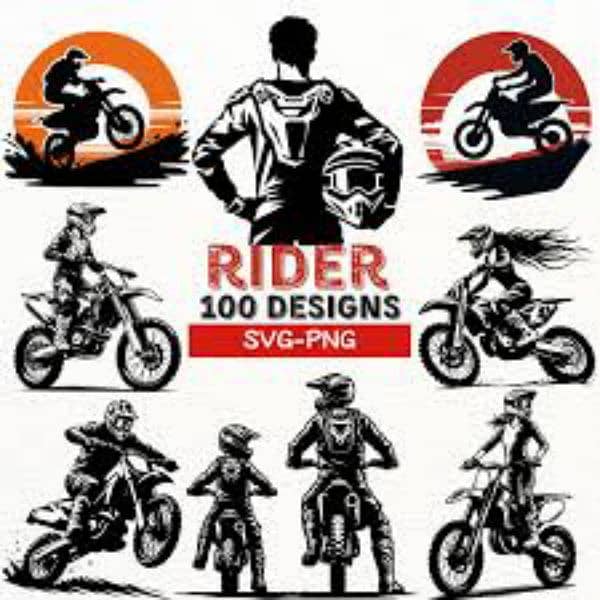 Bike Side Covers Laser Engrave & cut products 2