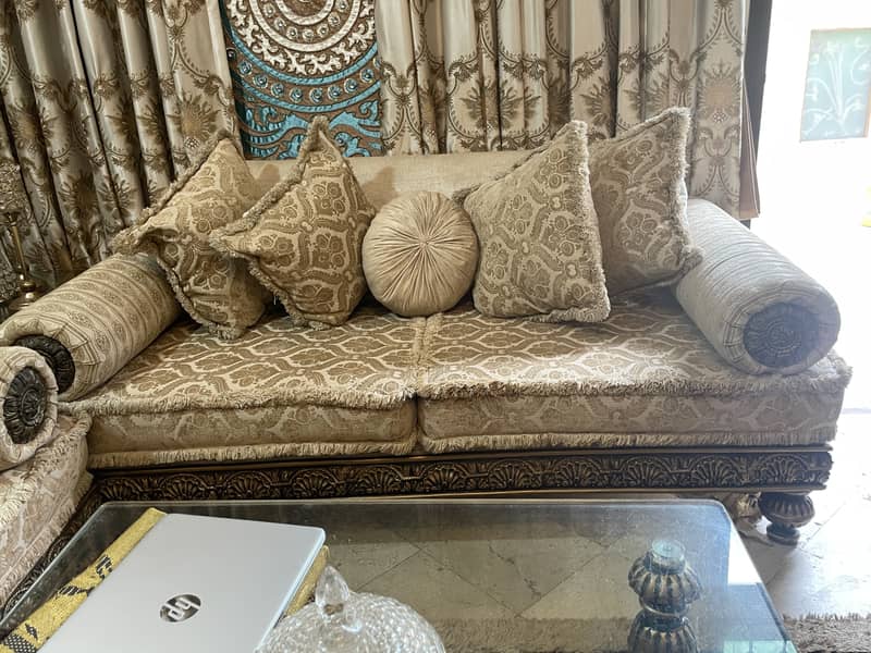 Sofa // 6 Seater Sofa //Wooden Sofa // 3+2+1 seater Sofa//luxury sofa 1