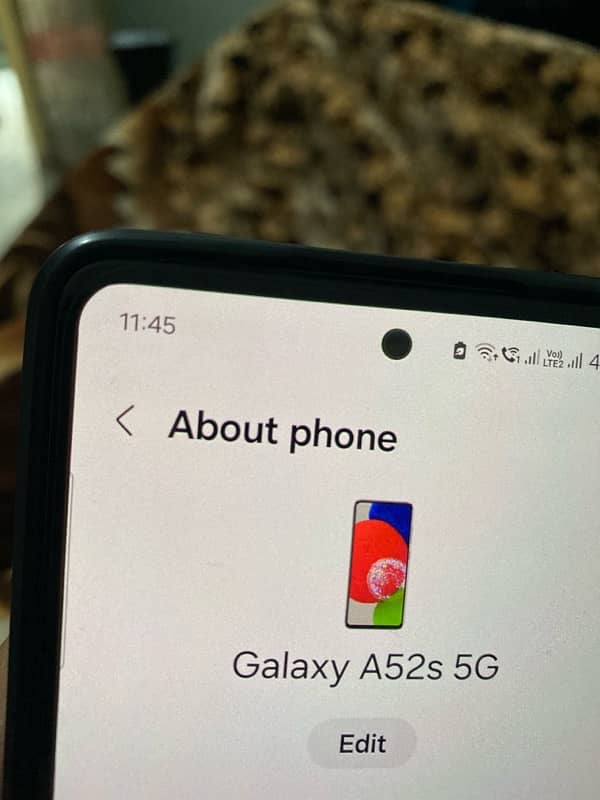 Samsung A52s 5G 8/128 pta approved urgent sale price km he lagai hai 10