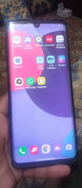 Hello im salling my LG velvet Non pta 6 GB RAM 128 GB ROOM 0