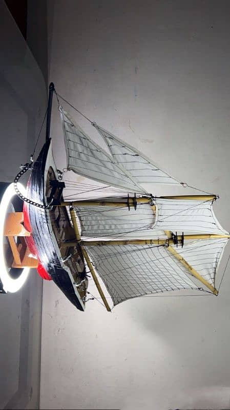 Handmade wooden ship model 1