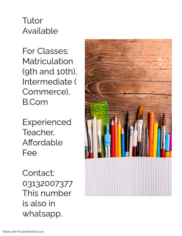 Tutor Available 0