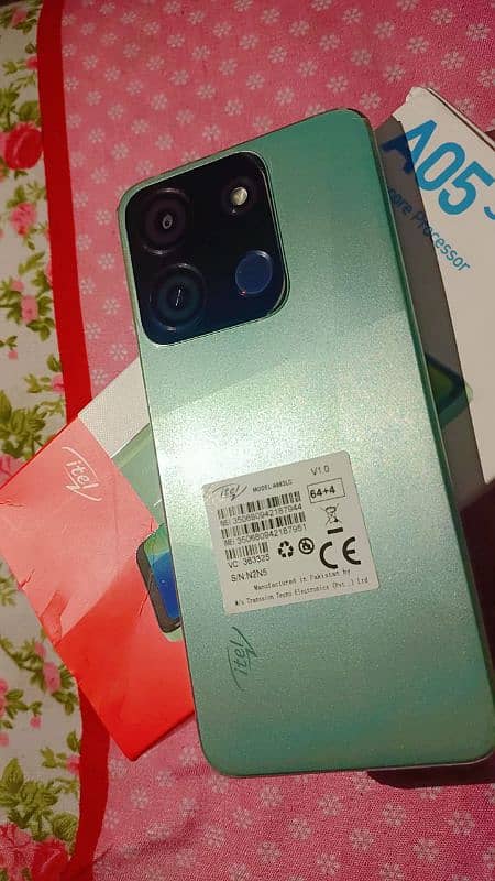 itel A05s just 3 months used with,10/10 condition 4