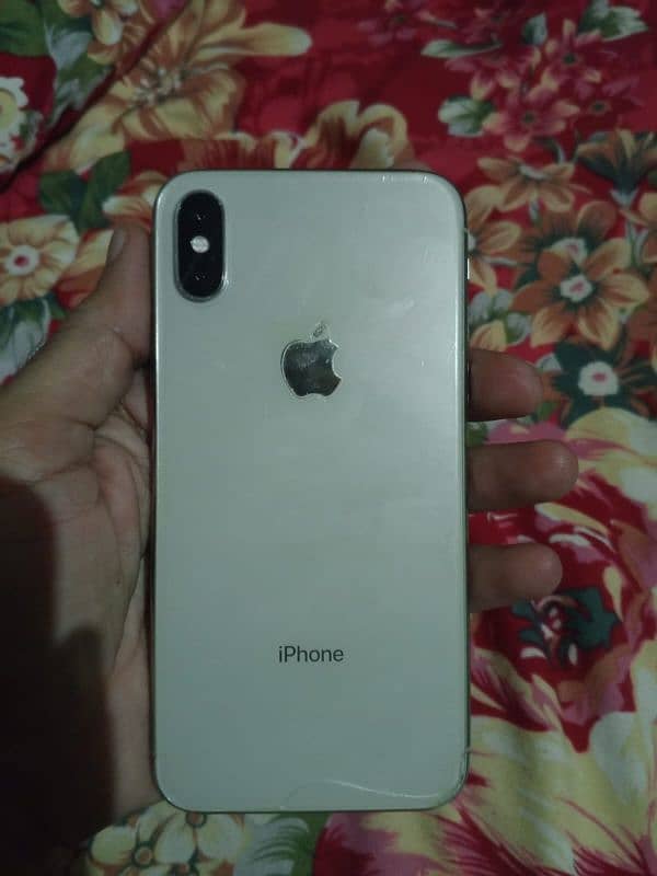 iphone X pta approved 64 GB bettery health 66 service pe waterpack ha 4