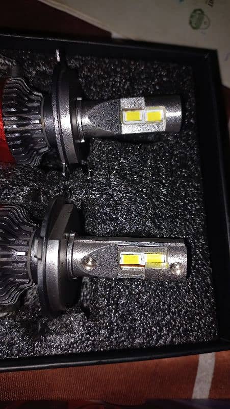 H4 LED headlights very bright, little used 1