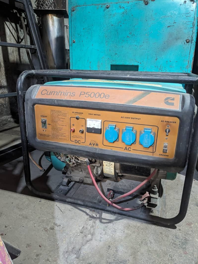 Cummins used Generator | 5.5 KVA  Slightly used 0