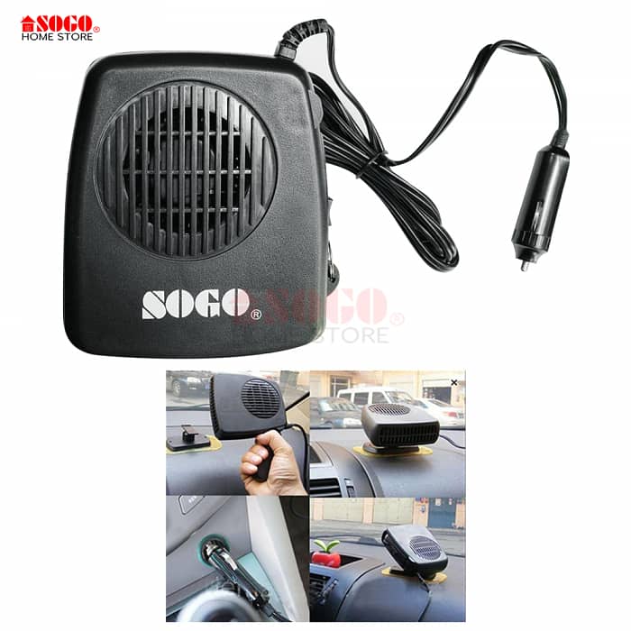 Car Heater, Portable Auto Electronic Heater Fan Fast Heating Def 1