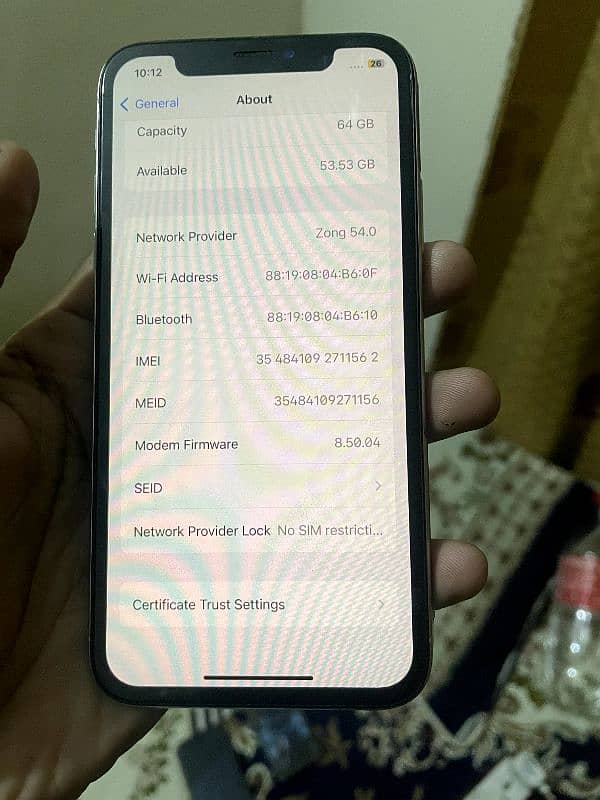 iphone x 64 GB Official PTA approve 3