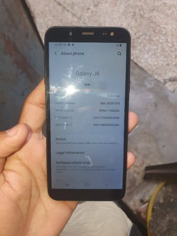 samsung J 6 galaxy Pta provide 3Ram 32GB All okay with box 12