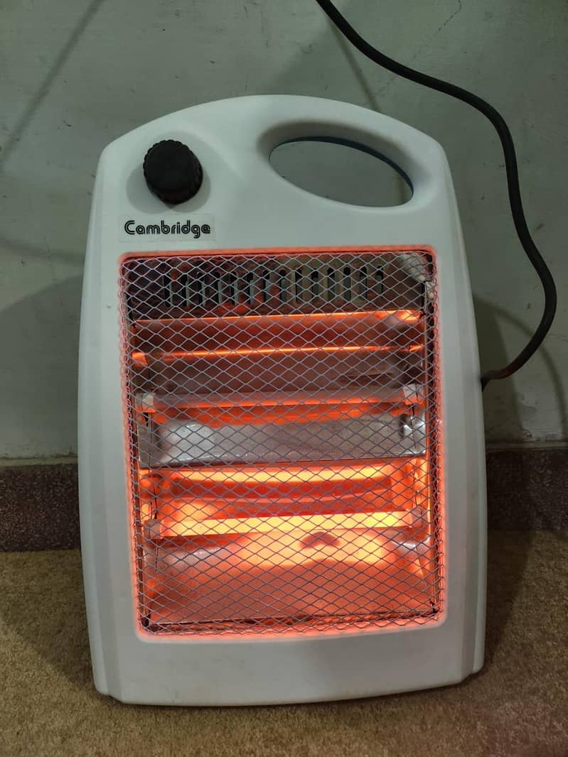 800W/400W Cambridge dual rod quartz heater (like new) 2