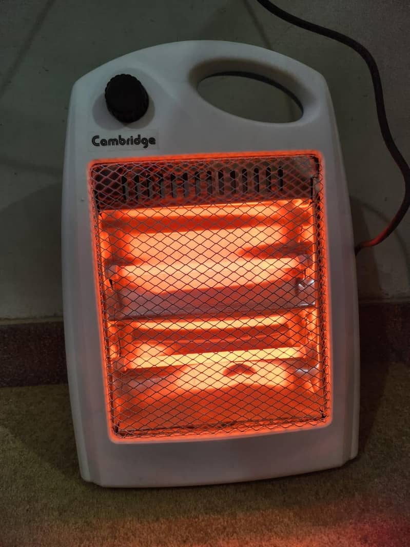 800W/400W Cambridge dual rod quartz heater (like new) 3