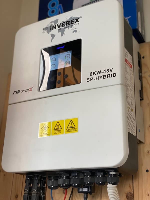 Inverex Nitrox 6 Kw Hybrid Solar Inverter 2024 (6-7 months used only) 0