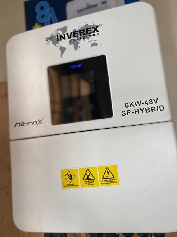 Inverex Nitrox 6 Kw Hybrid Solar Inverter 2024 (6-7 months used only) 3