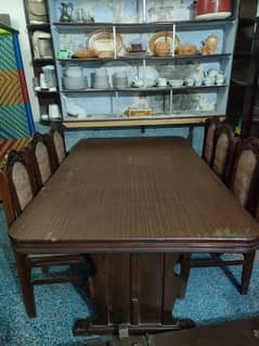 Six seater dining table