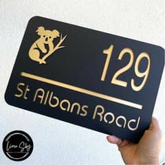 House name plates/Acrylic/ Steel name plates