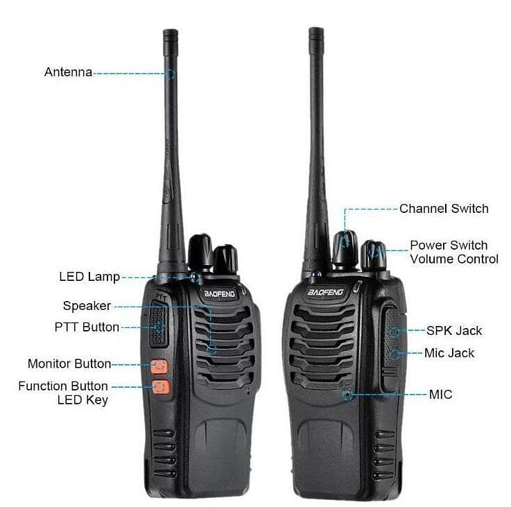 Baofeng Walkie talkie BF-888s Wireless Set Two way radio COD available 7