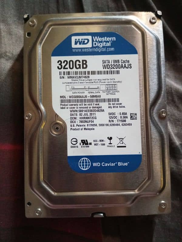 320 gb hard disk 0