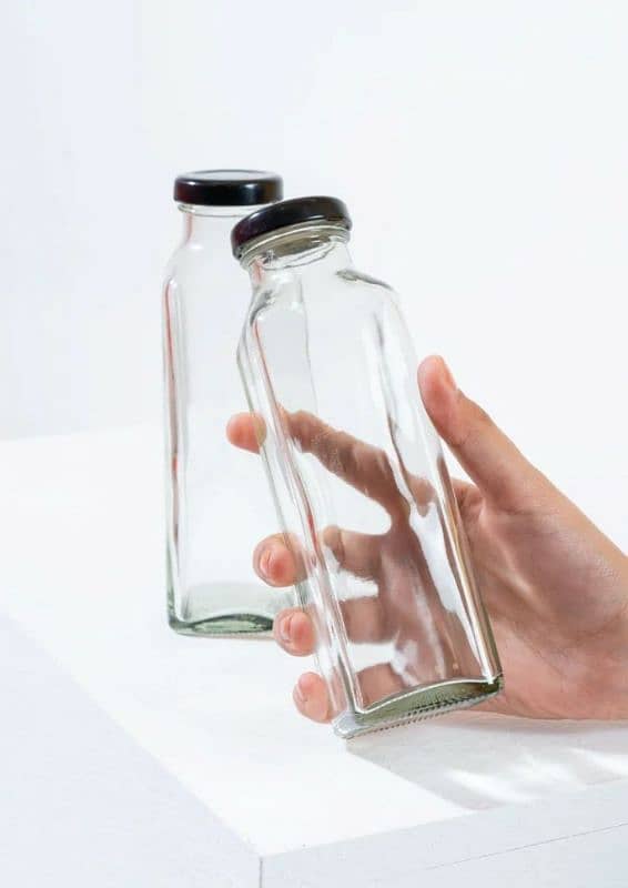 protein jar / Glass Bottles/ Hexagon jar /Round jar /Square glass jar 6