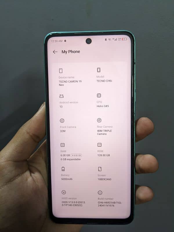 camon 19 neo 128 gb 6